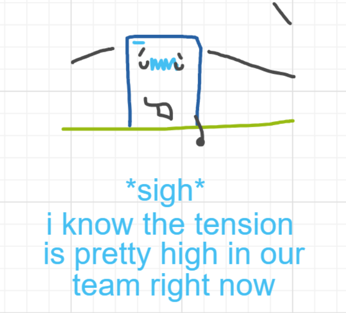 A panel from Ready Oar Knot, episode three of the Board Boards object show by Furretwalk/WalkingFurret.